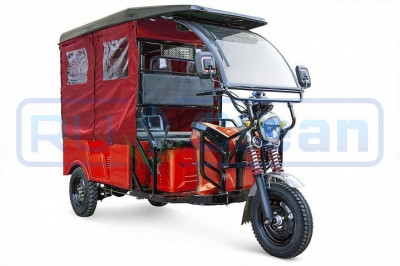 Трицикл электрический Rutrike Рикша 60V1000W (красный)