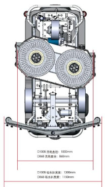 Поломоечная машина Bennett Dragoon D200-100d Pro (200Ач, Li)