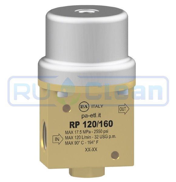 Клапан пневматический PA RP120/160 (160бар, 120л/мин, 3/4"г-3/4"г)