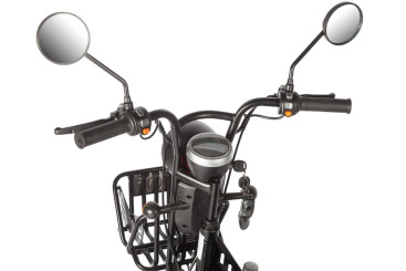 Трицикл электрический Wanshida HOT HATCH (60V, 650W, черно-красный)