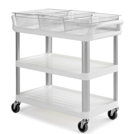 Тележка TTS Shelf 3700W (3 полки, белый)