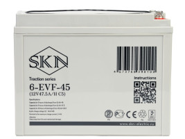 Тяговый аккумулятор SKN 6-EVF-45 (12В, 47.5Ач, AGM)