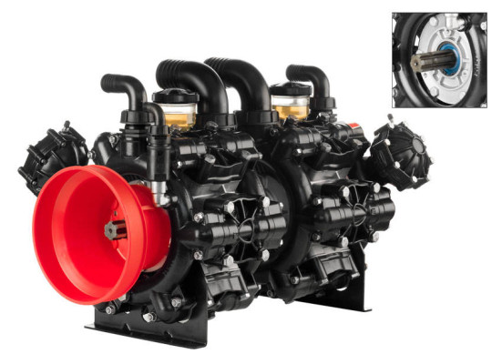 Мембранный насос AR 500 BP TWIN TOP C/C (NBR, 20 бар, 489.4 л/мин, ВОМ 1&quot;⅜)