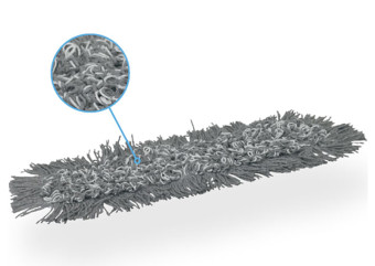 Моп Vikan Damp 43 (40см, крючок/петля, серый)