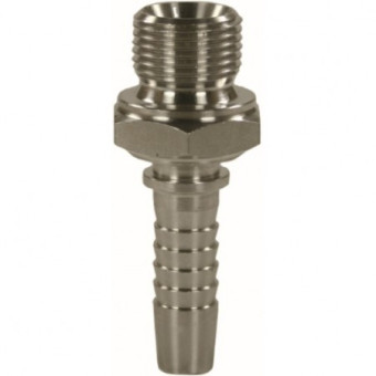 Фитинг высокого давления BSP (DN12, 1/2ш, нерж) R+M
