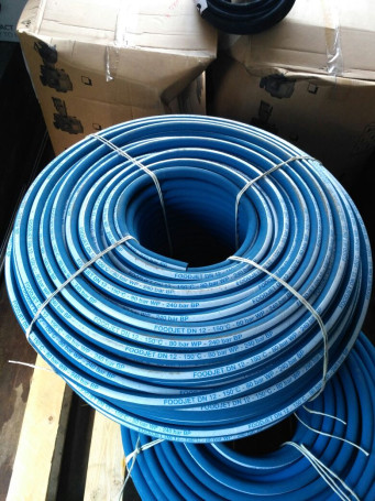 Шланг пищевой Foodjet DN12 (25м, 1/2&quot;г-1/2&quot;ш, 80бар)