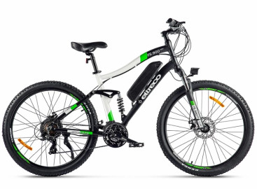 Электровелосипед Eltreco FS900 new (черно-зеленый)