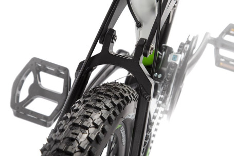 Электровелосипед Eltreco FS900 new (черно-зеленый)