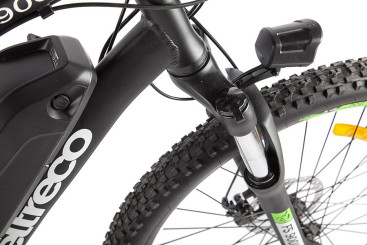 Электровелосипед Eltreco FS900 new (зелено-белый)