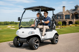 Гольф-кар Rutrike Classic 2 (48V, 3900Вт, белый)