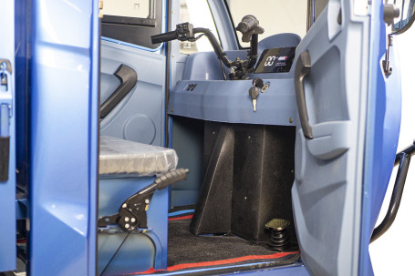 Трицикл электрический Rutrike КАРГО Кабина обогрев 1500 (темно-синий)