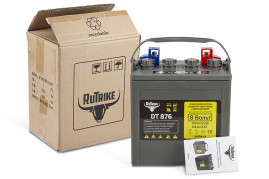 Тяговый аккумулятор RuTrike DT876 (8В, 120Ач, Wet)