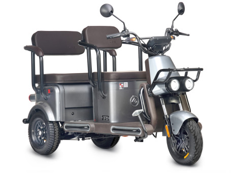 Трицикл электрический Wanshida U1-X 60V 800Вт (белый)