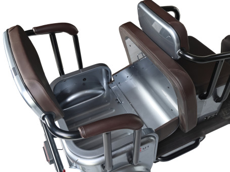 Трицикл электрический Wanshida U1-X 60V 800Вт (белый)