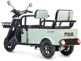 Трицикл электрический Wanshida LC-F150 (60V, 1000W, зеленый)