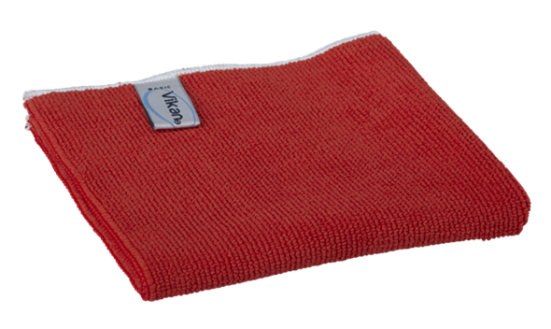 Салфетка Vikan (32х32см, красный, микрофибра)