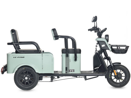 Трицикл электрический Wanshida LC-F150 (60V, 1000W, серый) (0000315-3079)