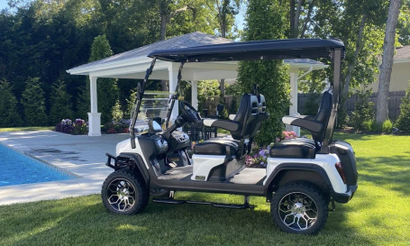 Гольф-кар Rutrike Maverick 4 Plus (48V, 3900Вт, белый) (026624-3284)