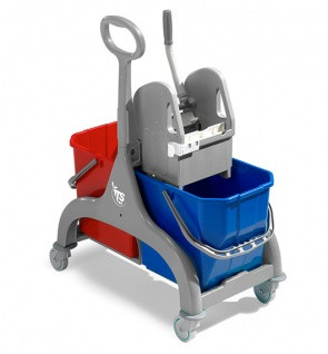 Тележка TTS Nick50 (2х25л, пластик. с отжимом Тес)