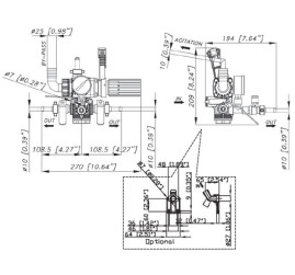 Регулятор давления Bertolini Sting Plus (40бар, 90л/мин, 3 вых)