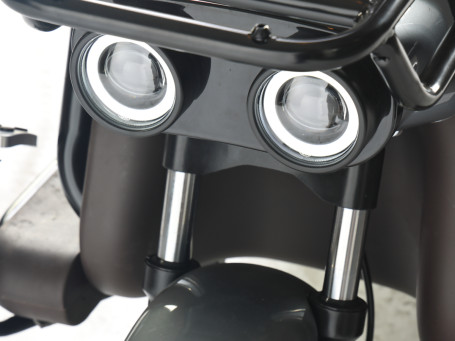 Трицикл электрический Wanshida U1-X 60V 800Вт (молочно-белый)