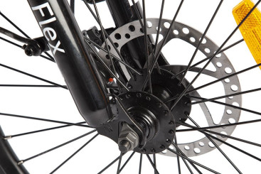 Электровелосипед VOLTECO FLEX (черно-оранжевый)