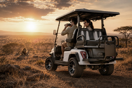 Гольф-кар Rutrike Ranger 2+2 Plus (48V, 3900Вт, белый) (026623-3283)