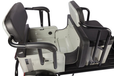 Трицикл электрический Wanshida LC300 60V 1000Вт (серый)