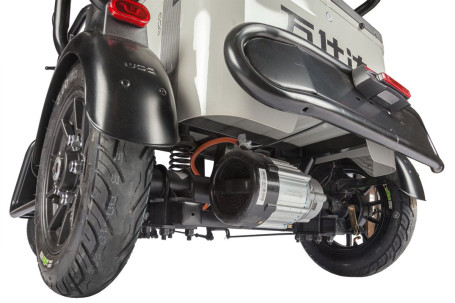 Трицикл электрический Wanshida LC300 60V 1000Вт (серый)