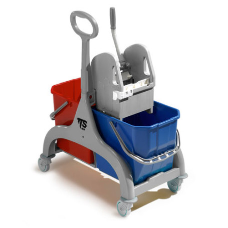 Тележка двухведерная TTS NICK 30 (с боковой ручкой и отжимом TEC)