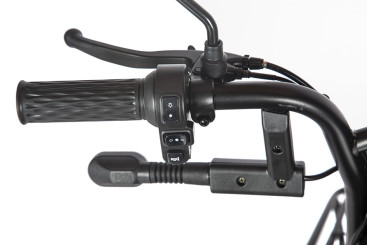 Трицикл электрический Rutrike Бумеранг (черный)