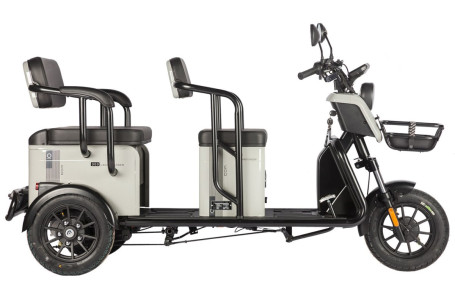 Трицикл электрический Wanshida LC300 60V 1000Вт (зеленый)