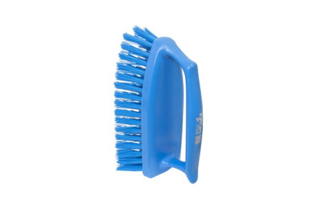 Щетка IGEAX ручная (155мм, жесткий ворс, синий)