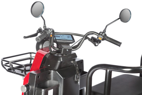 Трицикл электрический Wanshida LC-F200 (60V, 1000W, красный) (0000320-3083)