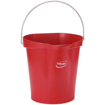 Ведро Vikan (12л, м/детект, красный)