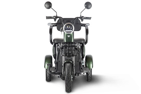 Трицикл электрический Rutrike Бумеранг (зеленый)