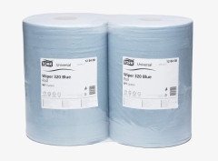 Салфетки протирочные TORK W 320 Blue (1000л, 2сл., 36.9х34см)