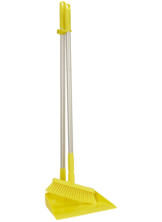 Комплект Vikan щетка с совком (330мм, желтый)