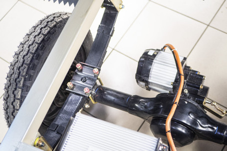 Трицикл электрический Rutrike КАРГО Кабина Универсал 1500 (темно-синий)