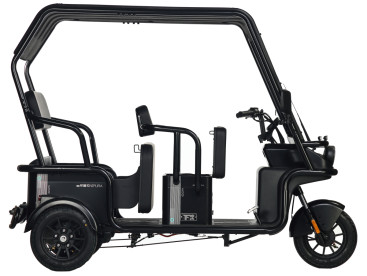 Трицикл электрический Wanshida NIPLA 570 60V 1000Вт (серый)