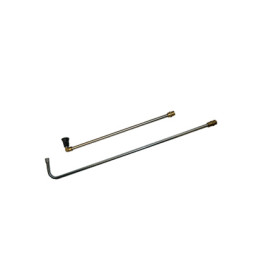 Струйная трубка для мойки днища (50см, М22х1,5ш/форсунка, 280бар, нерж, 90 град) РА