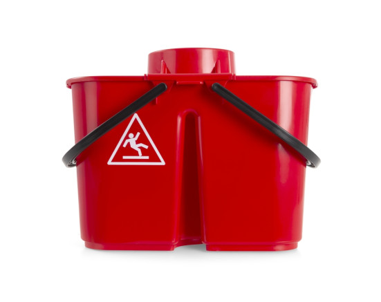 Ведро TTS FOX (двойное 8+6л, красный)