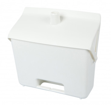 Совок FBK (с крышкой, без ручки, белый)