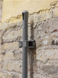 Гигиеничное настенное крепление Vikan (83мм, зажим, серый)