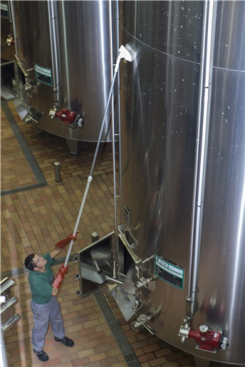 Ручка телескопическая Vikan (d32мм, черный)