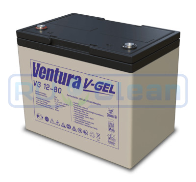 Тяговый аккумулятор Ventura VG 12-80 (12В, 80Ач, GEL)
