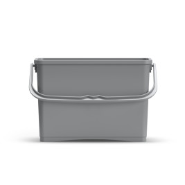 Ведро TTS (8л, с ручкой, серый)