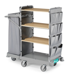 Тележка TTS GREEN HOTEL 904 (4 полки, колеса d150мм)