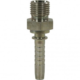Фитинг высокого давления BSP (DN08, 1/4ш, оцинк) R+M