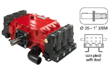Насос высокого давления Comet YA 130 (50 бар, 104 л/мин, вал 1"3/8)